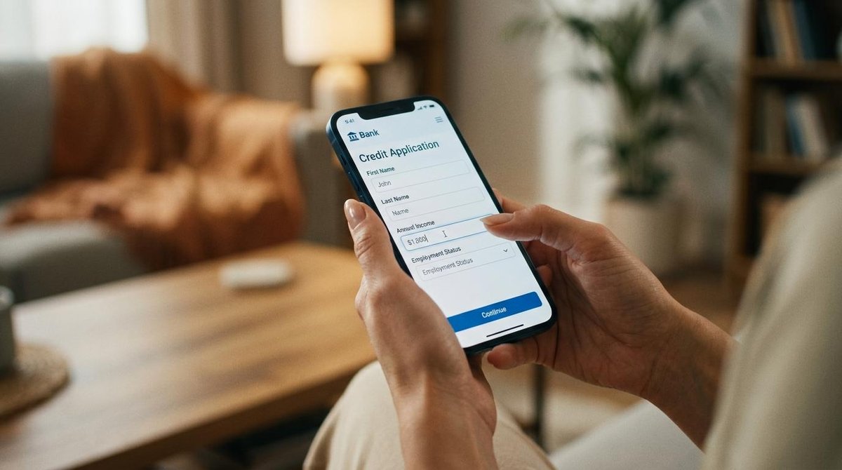 Requisitos para obtener la tarjeta de Mercado Pago y cómo solicitarla desde tu celular 3 Persona solicitando una tarjeta desde su teléfono celular a través de una aplicación móvil.